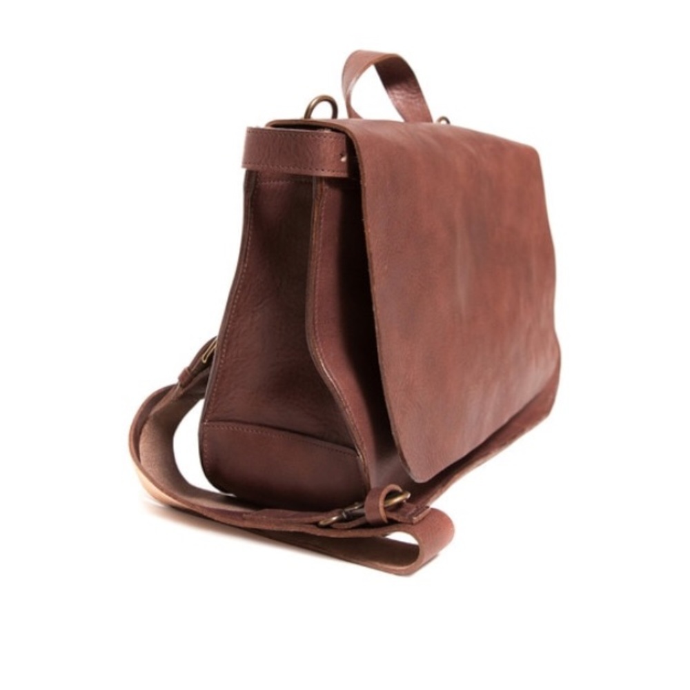 Korchmar Dallas Natural Leather Postal Bag